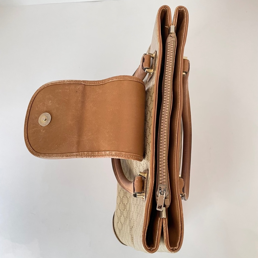 Celine Macadam Vintage Brown/Beige Bag - Picture 12 of 16